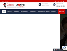 Tablet Screenshot of calgarytutoringcentre.com